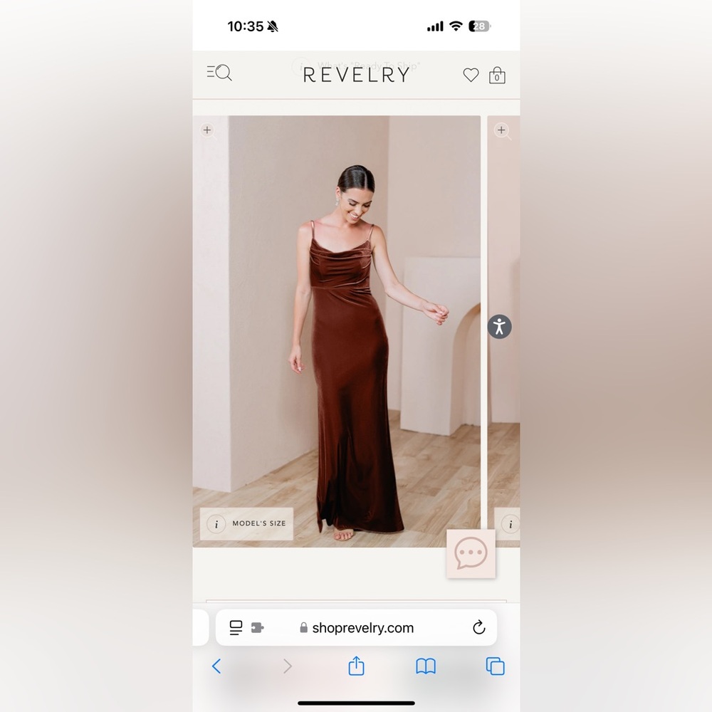 Revelry Skye terracotta size 14